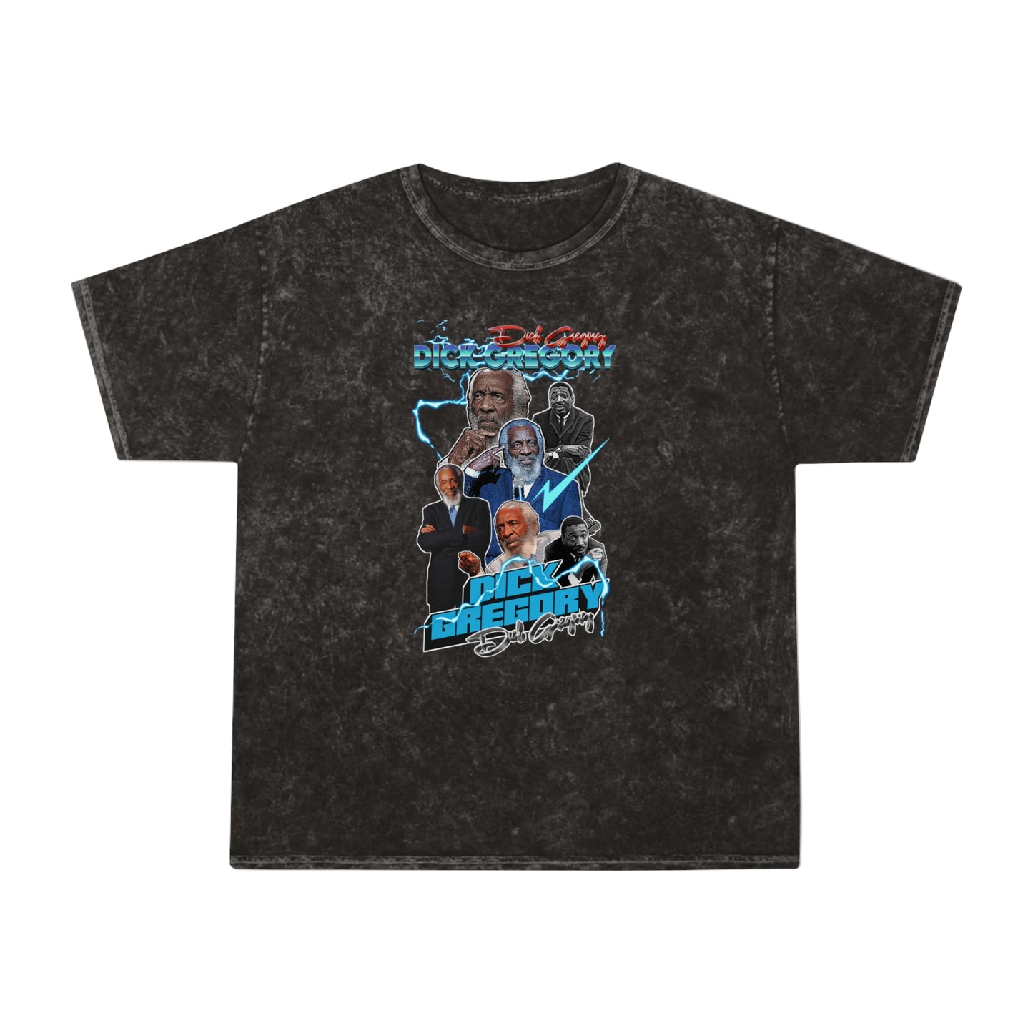 Dick Gregory Black Mineral Wash Tee