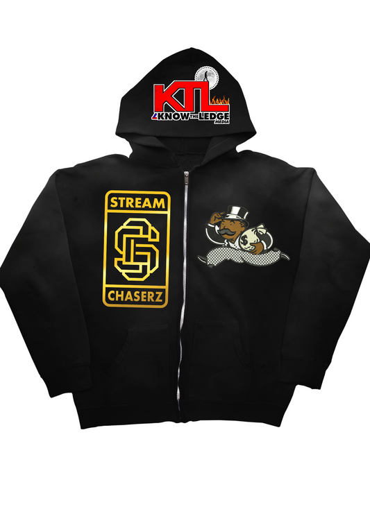 RICH PHIL "STREAM CHASERZ" ZIP UP by Rich Phil
